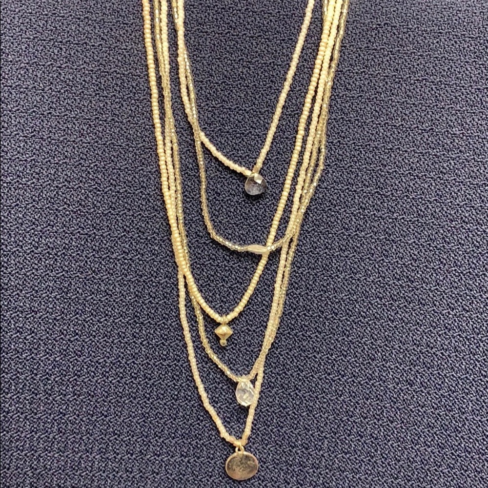 White House Black Market layered necklace